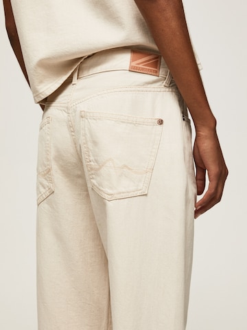 Pepe Jeans Loose fit Pants 'LACE' in Beige