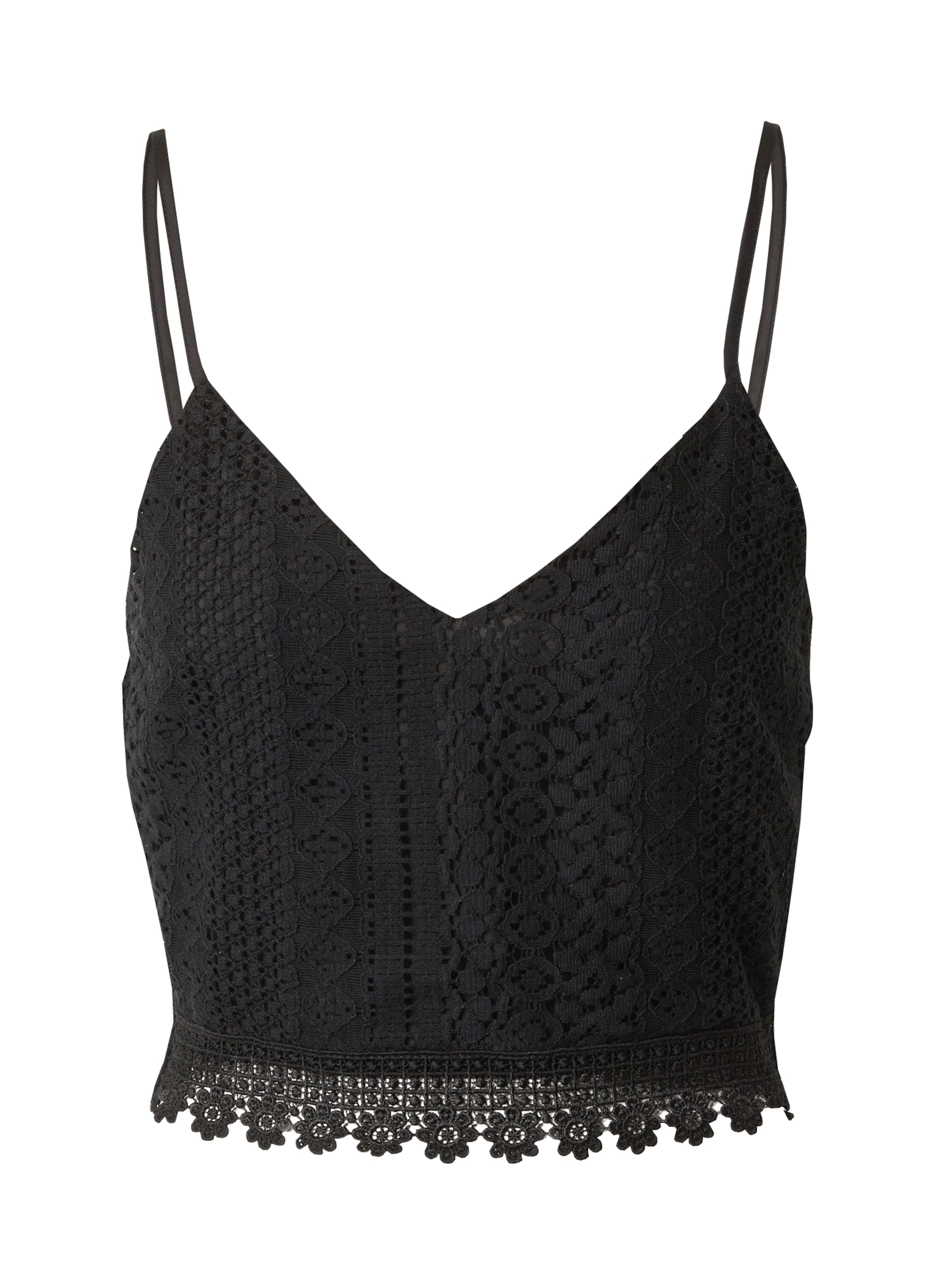 ABOUT YOU Top 'Salma' – černá: přední strana