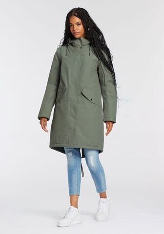 POLARINO Performance Jacket in Green: front