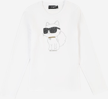 Maglietta di Karl Lagerfeld in bianco: frontale
