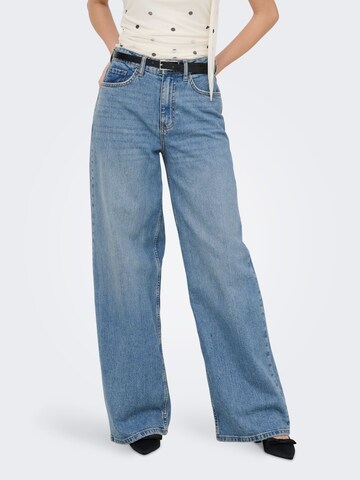 JDY Tall Wide leg Jeans 'JDYCArina' in Blauw: voorkant