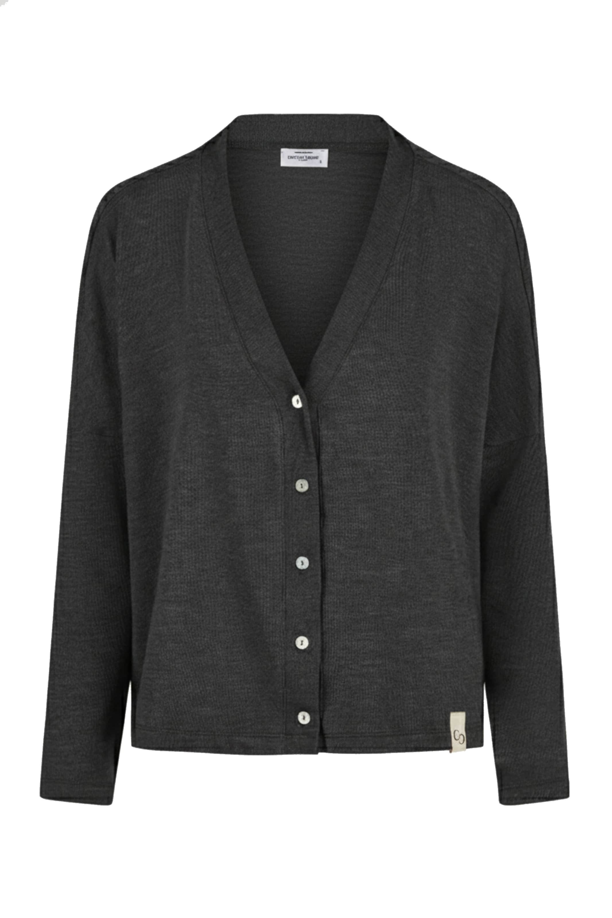 Cotton Candy Cardigan in schwarz, Produktansicht