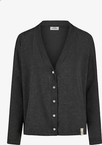 Cotton Candy Knit cardigan in Black: front