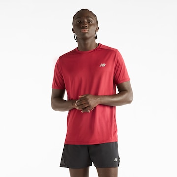 new balance Performance Shirt in Red: front