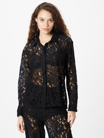 Warehouse Blouse in Black: front