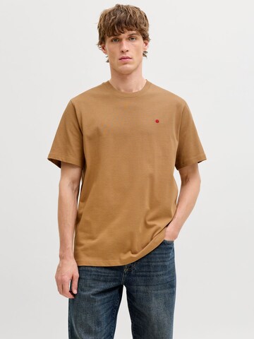 R.D.D. ROYAL DENIM DIVISION T-Shirt 'RDDRoad' in Braun: Vorderseite