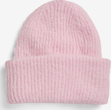 PIECES Beanie 'PCBERA' in Pink: front