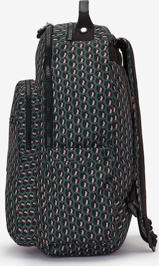 KIPLING Sac à dos 'SEOUL' en vert / rose / noir, Vue avec produit