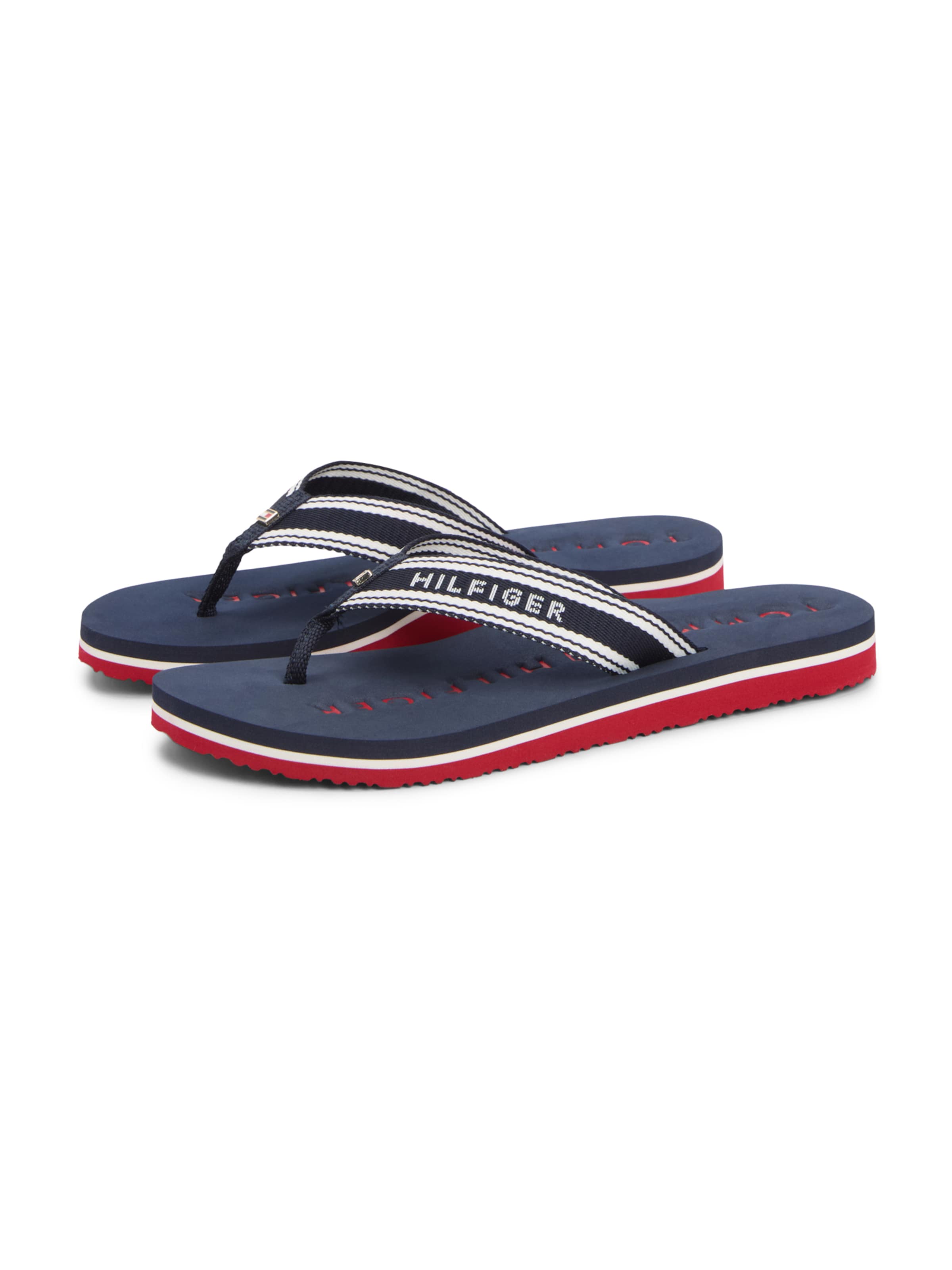 TOMMY HILFIGER T-bar sandals in Blue