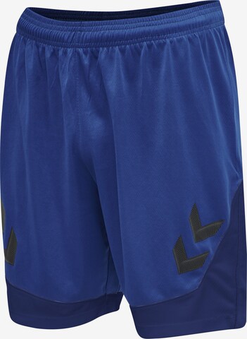 Regular Pantalon de sport 'Lead Poly' Hummel en bleu