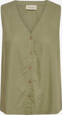 Camicia da donna di Cream in verde: frontale