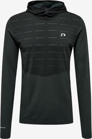 Newline Sportsweatshirt in Zwart: voorkant