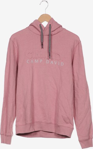 CAMP DAVID Sweatshirt & Zip-Up Hoodie in M in Pink: front