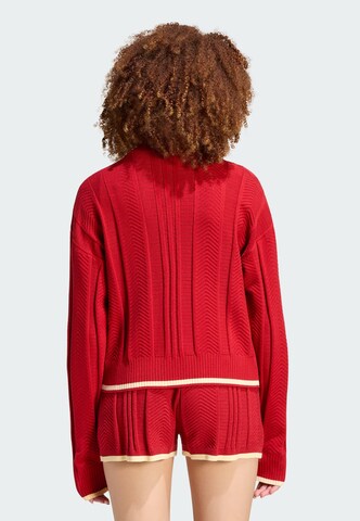 Geacă tricotată 'Firebird' de la ADIDAS ORIGINALS pe roșu