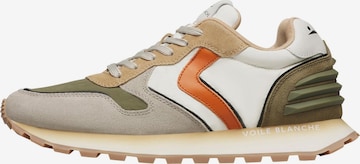 Voile blanche Sneakers laag 'PARIS POWER MAN.' in Groen: voorkant