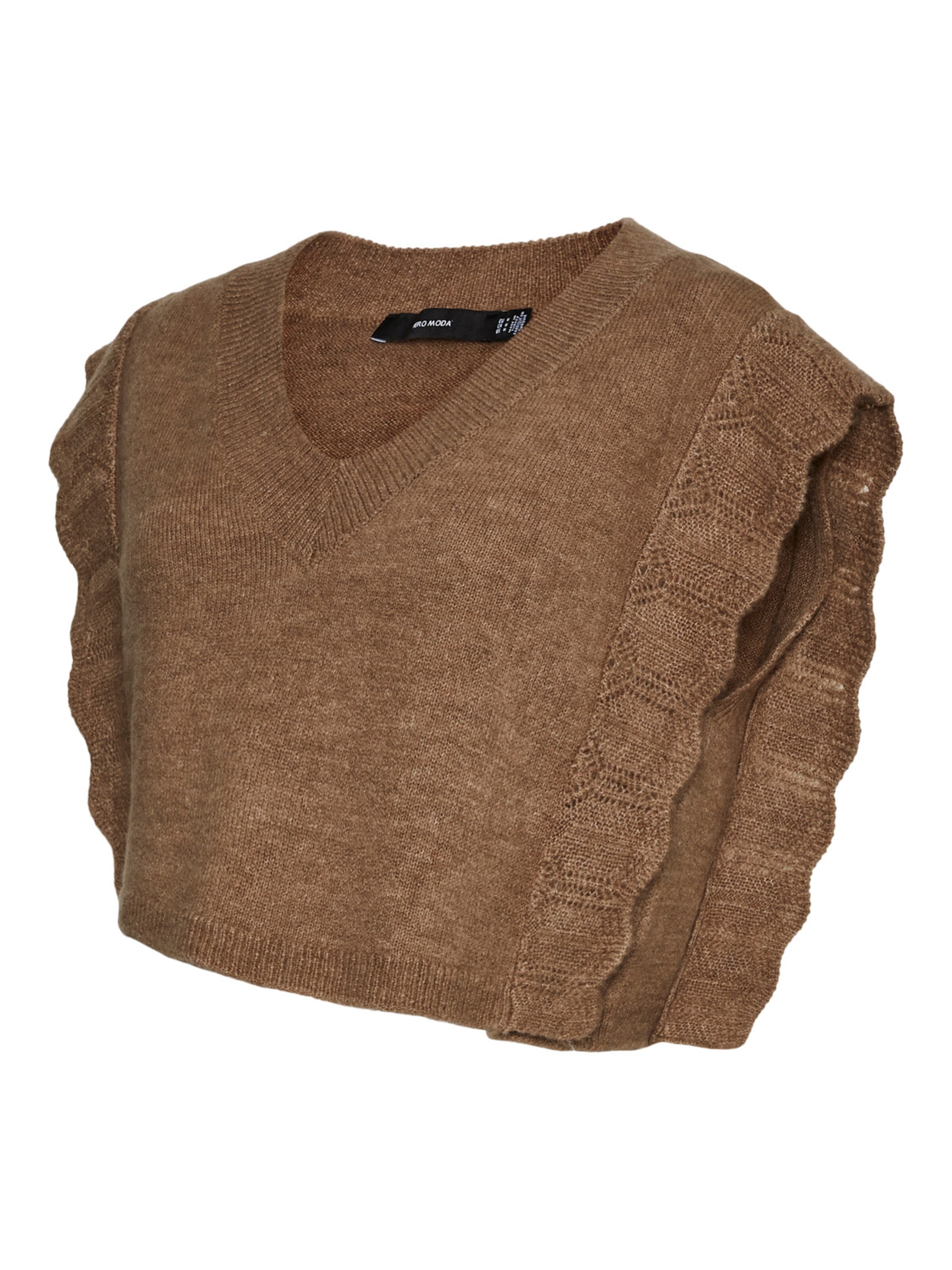 Frauen Pullover & Strick Vero Moda Maternity Pullover 'Lila' in Braunmeliert - MK89572 Frauen Pullover & Strick Vero Moda Maternity Pullover 'Lila' in Braunmeliert - MK89572