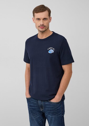 s.Oliver Shirt in Blauw: voorkant