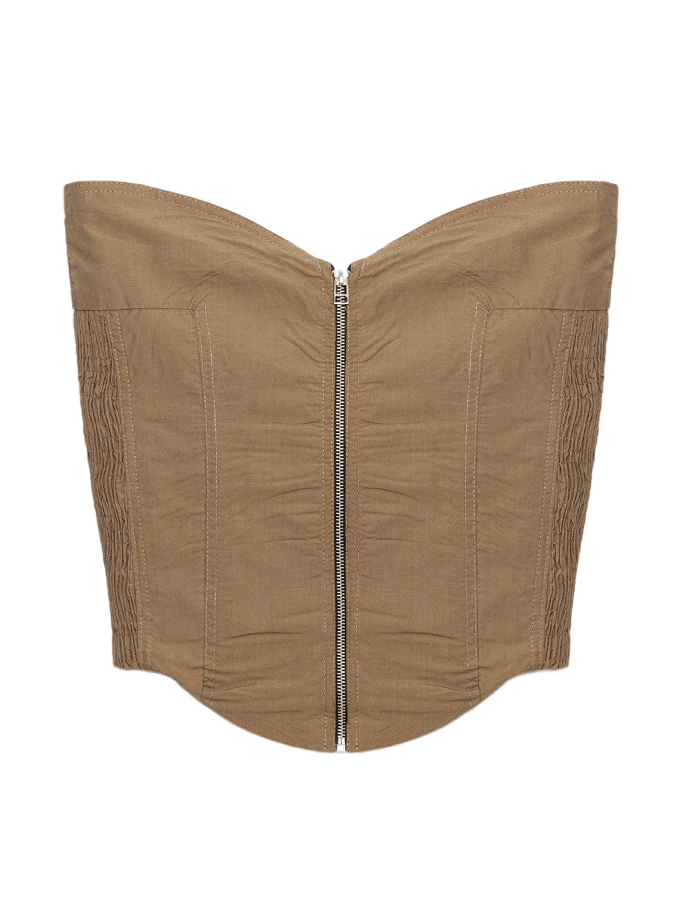 No Matter What Top in Grün: Vorderseite