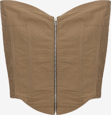 No Matter What Top in Grün: Vorderseite