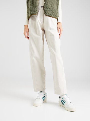 Loosefit Pantaloni con pieghe 'JERTEALF' di ECOALF in beige: frontale