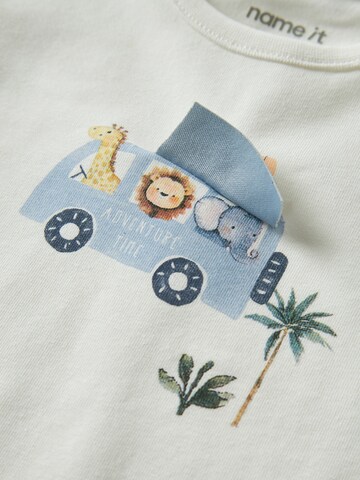 NAME IT Shirt 'NBMHERRO' in Weiß