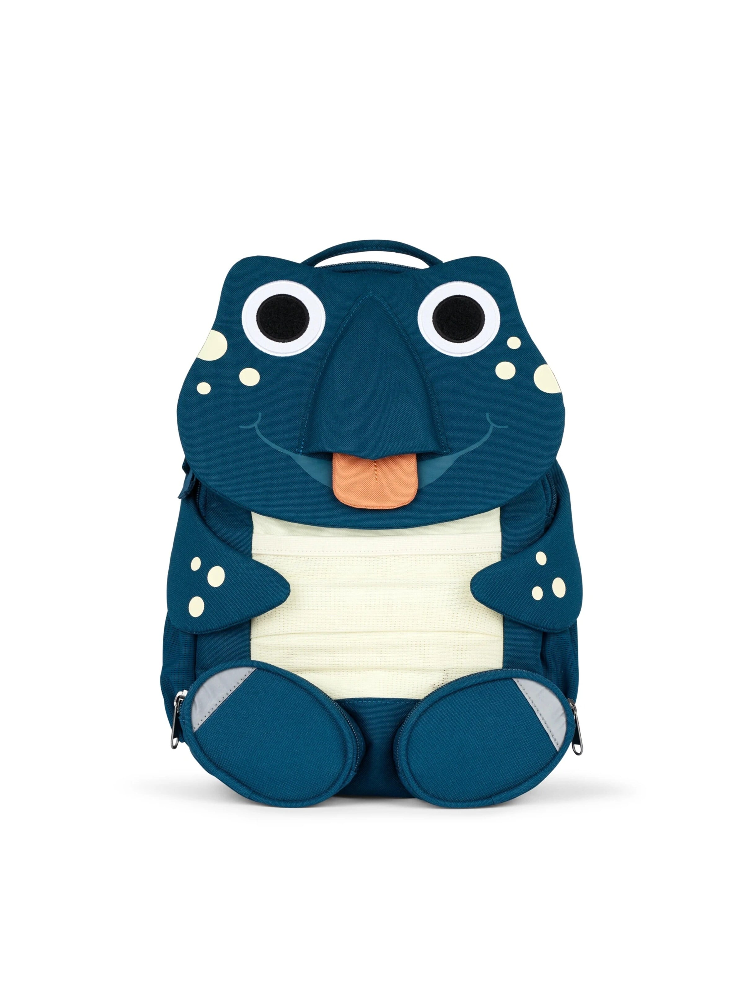 Affenzahn Backpack 'Kinderrucksack Großer Freund' in Green: front