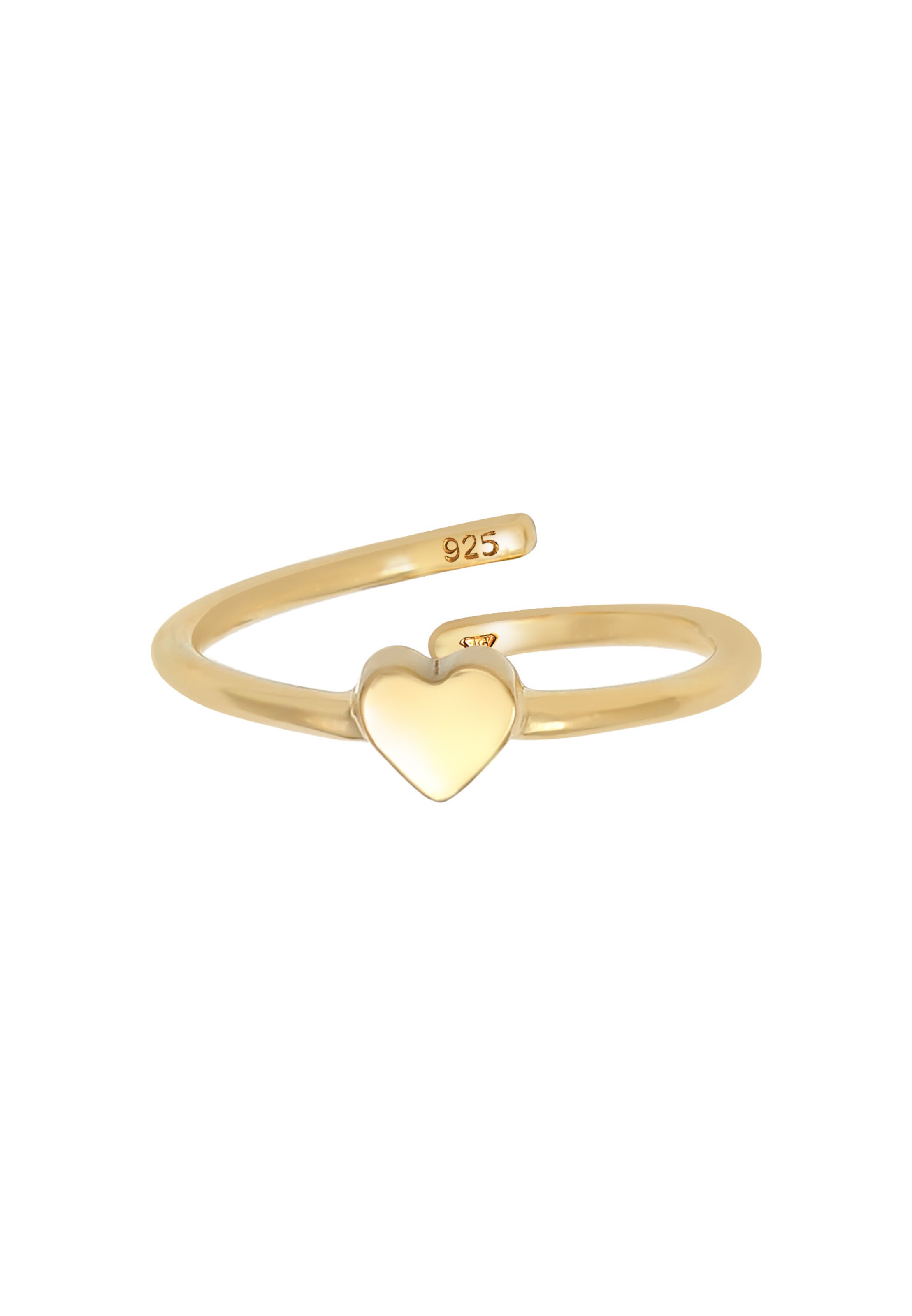 ELLI Ring Herz in Gold