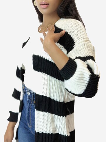 Elara Lang cardigan i sort