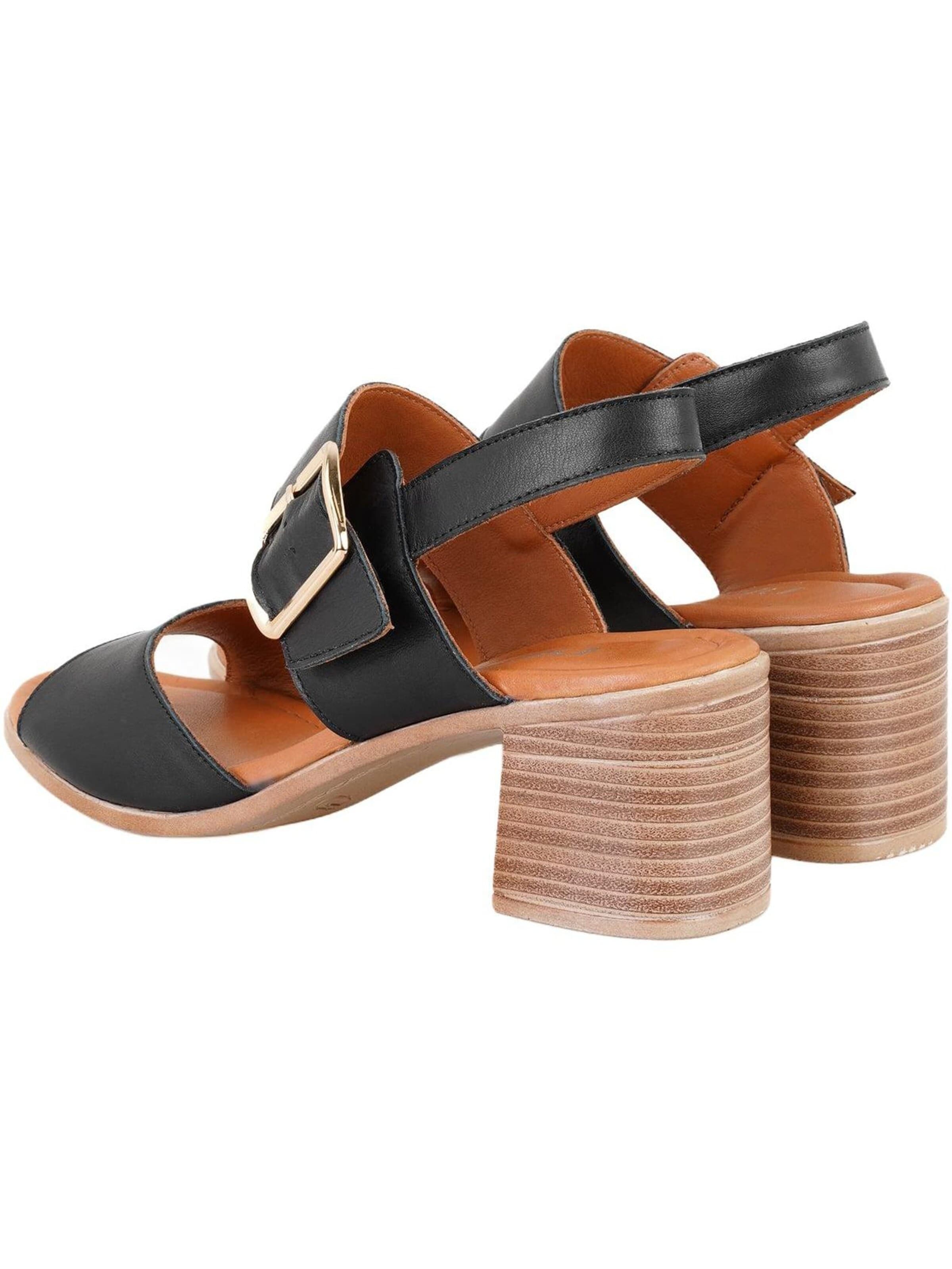 Desa T-Bar Sandals 'Sandalen' in Black