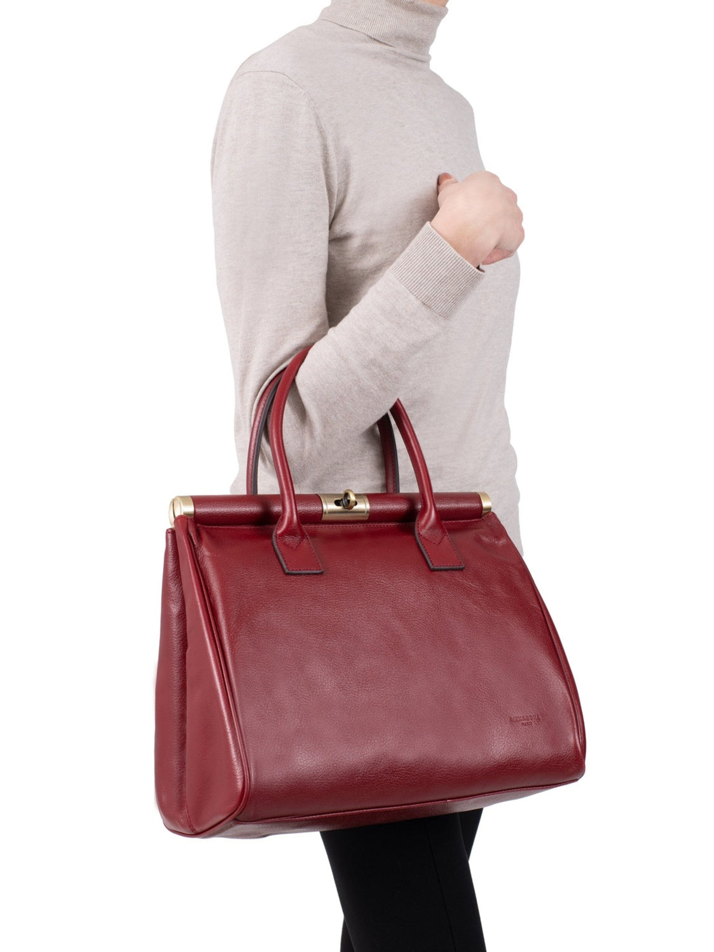 Hexagona Handtasche 'République'‌‌‌‌‌‌‌‌‌ in Rot