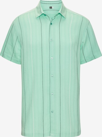 JOHN DEVIN Regular fit Button Up Shirt in Green: front