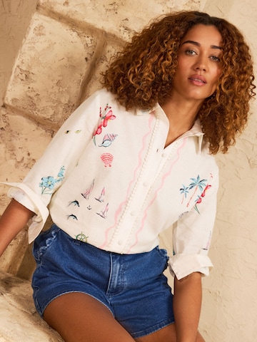 Camicia da donna di love & roses in beige