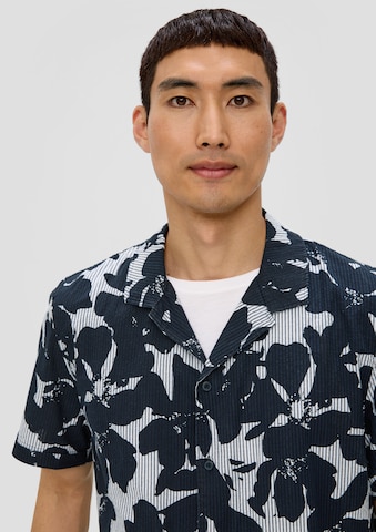 s.Oliver - Ajuste regular Camisa en azul
