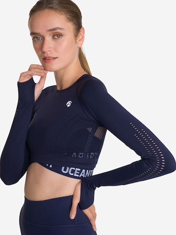 OCEANSAPART Performance shirt 'Beauty' in Blue