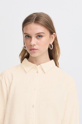 Chemisier 'LINNO' ICHI en beige