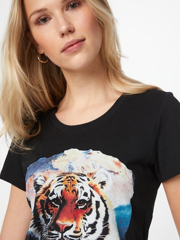 EINSTEIN & NEWTON Shirt 'Street Tiger' in Black