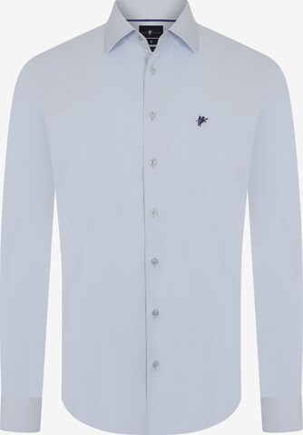 DENIM CULTURE Regular fit Button Up Shirt 'Tokio' in Blue: front