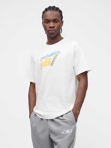 new balance Футболка 'Classic' в Бежевый