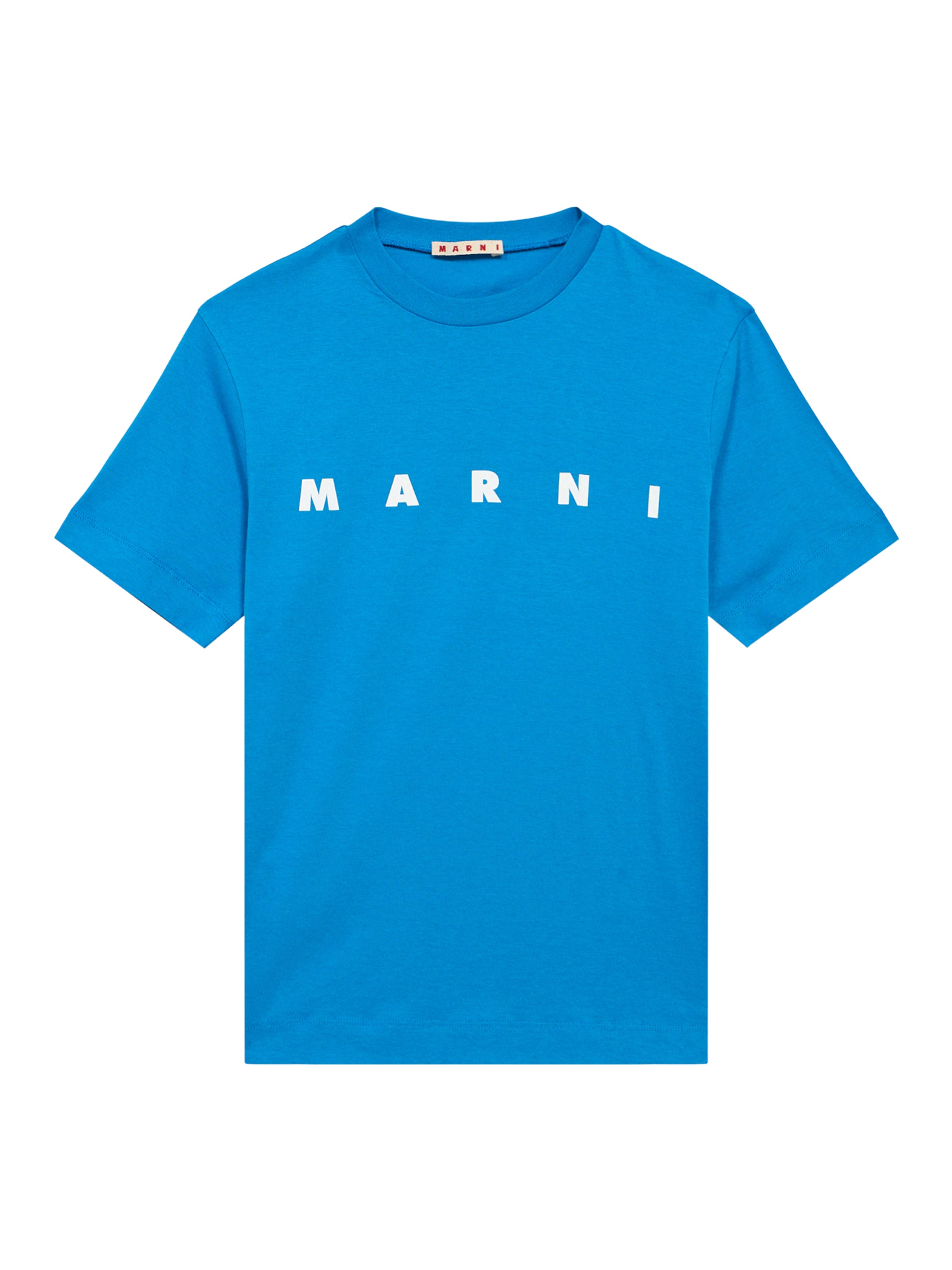 Marni - Camiseta en azul: frente