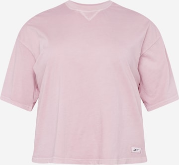 Reebok Classics Koszulka w kolorze fioletowy: przód