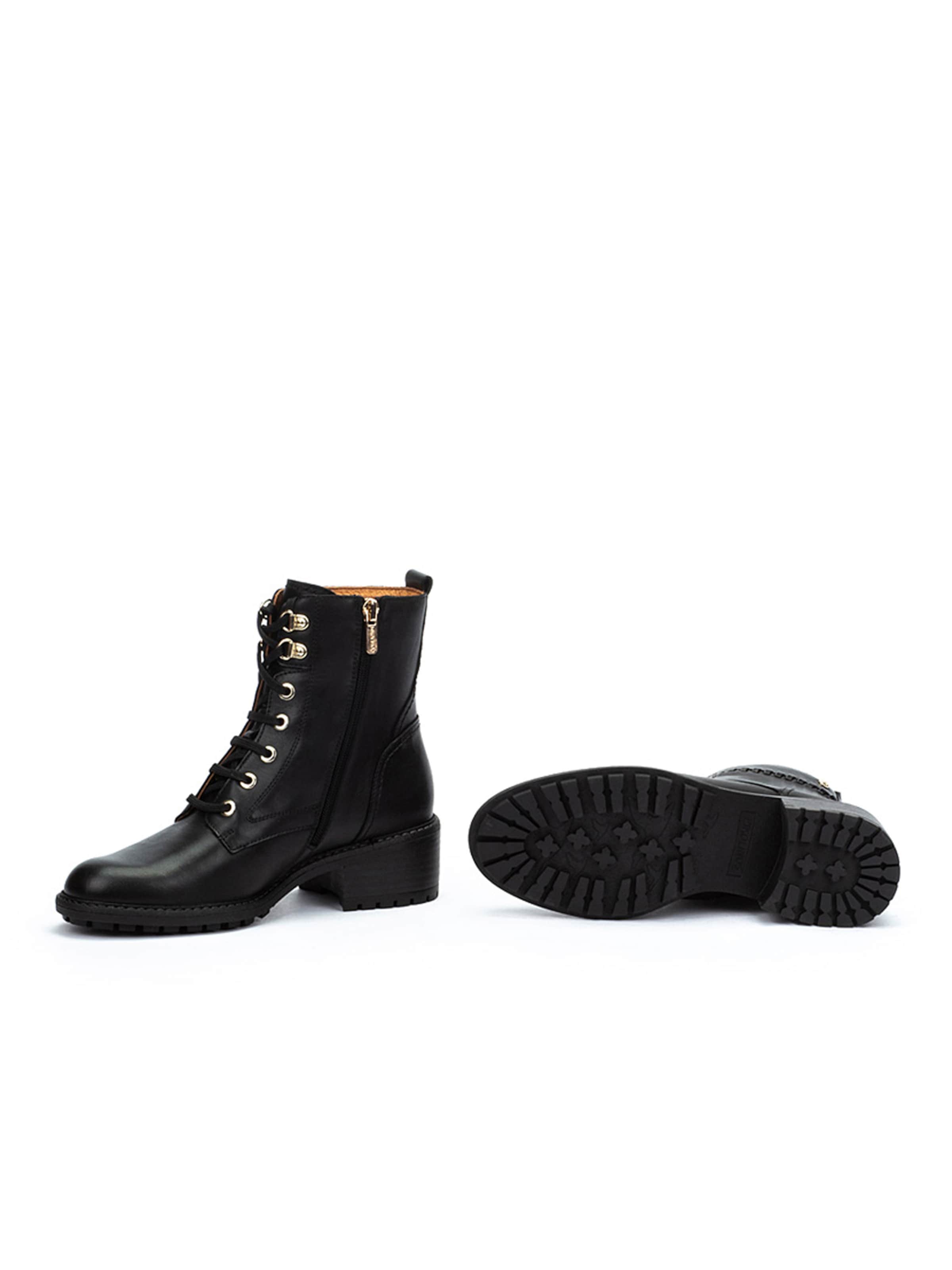 PIKOLINOS Gležnarji z vezalkami 'Medina' | črna barva