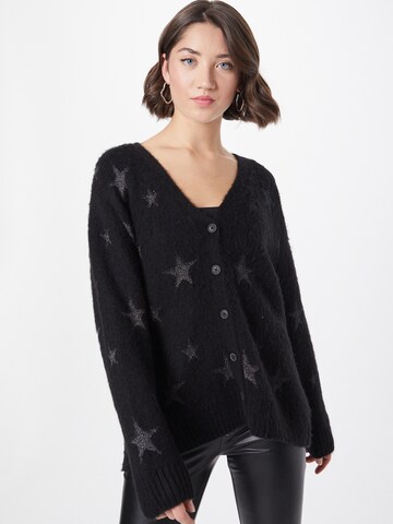 AllSaints Knit Cardigan 'Astra' in Black: front