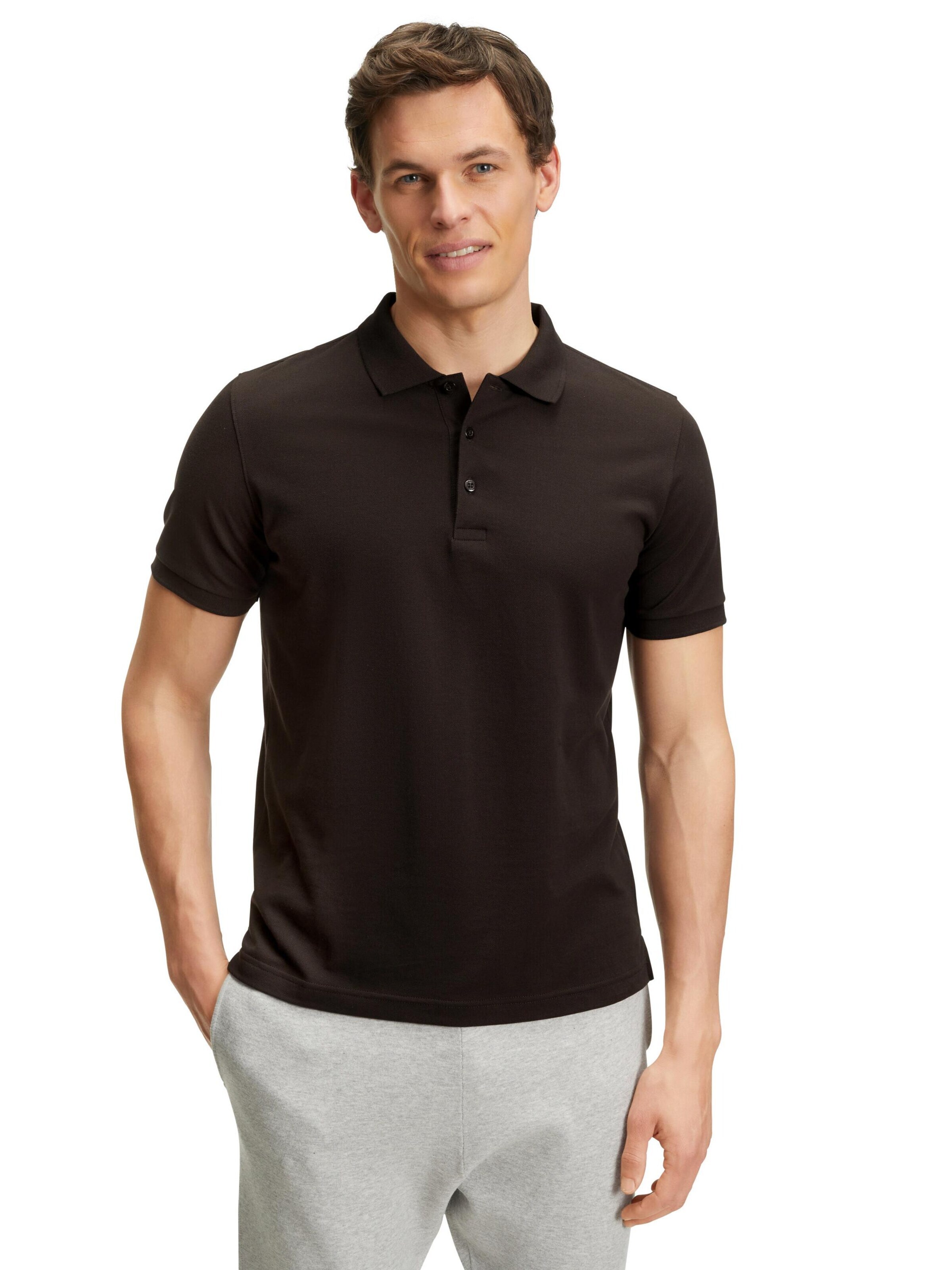 FALKE Shirt 'Essential'‌ in Braun: Vorderseite