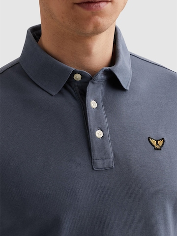 Maglietta 'Polo shirt with garment-dye wash' di PME Legend in blu