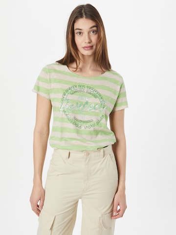 Key Largo Тениска 'LAGUNA' в зелено: отпред