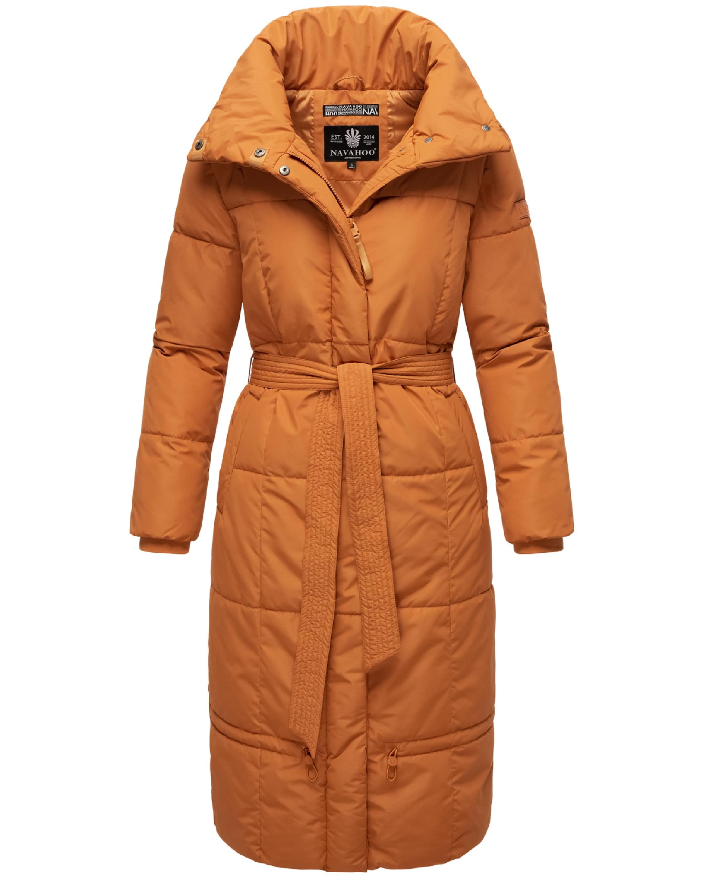 Cappotto invernale 'Mirenaa' di NAVAHOO in arancione: frontale