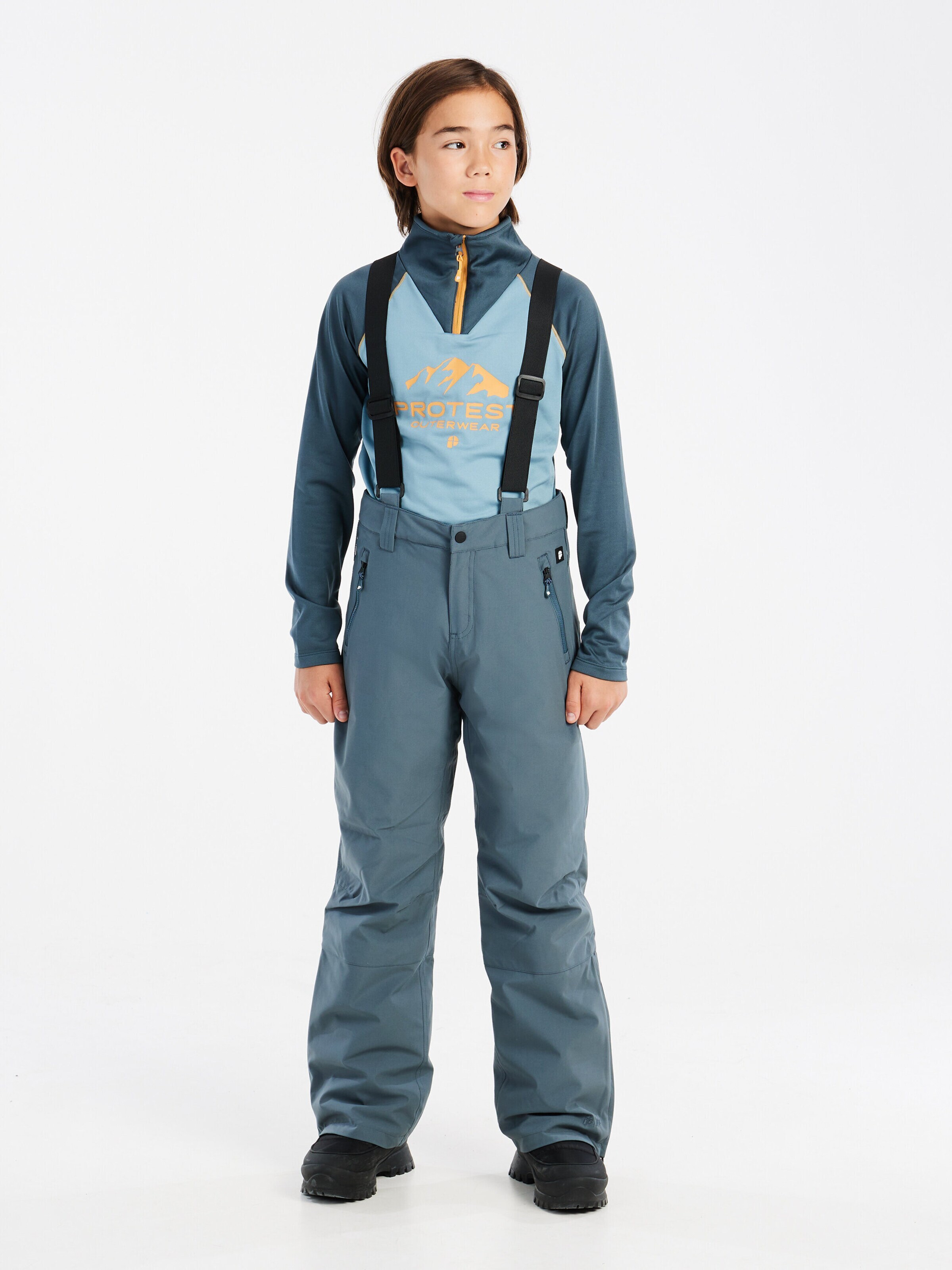 PROTEST Regular Workout Pants 'SPIKET JR' in Blue: front