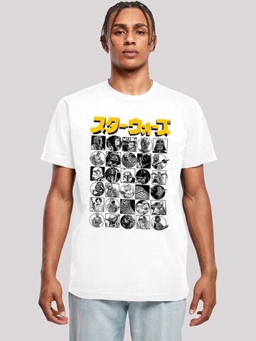 F4NT4STIC Shirt in Wit: voorkant