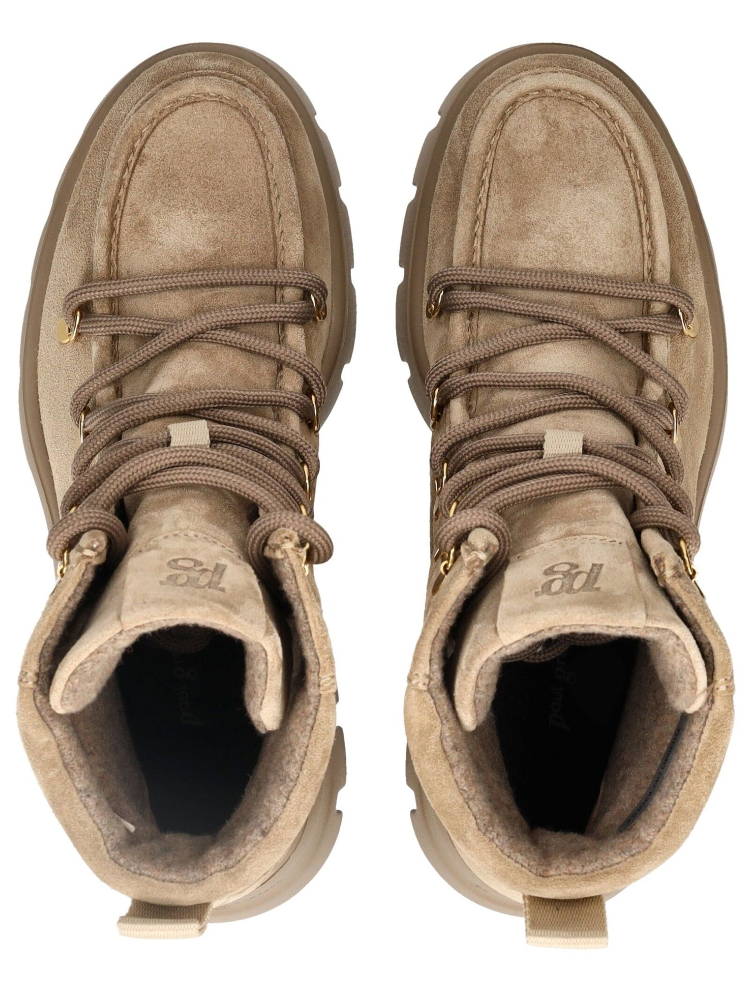 Stivaletto stringato di Paul Green in beige