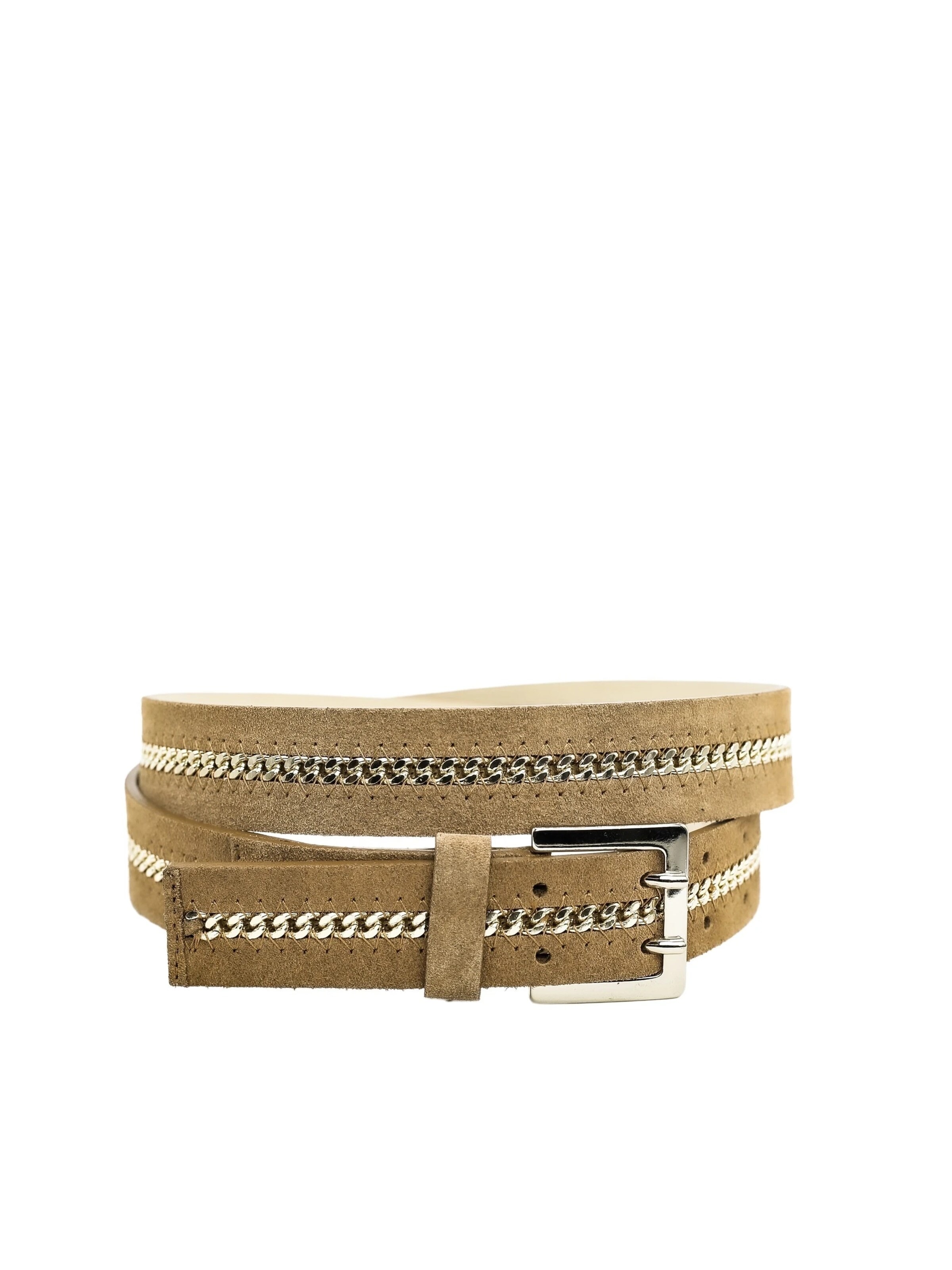 COLLEZIONE ALESSANDRO Belt 'Edelrocker' in Brown: front
